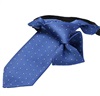 Corbata Niño Azul con Motas Blancas