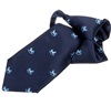 Corbata Niño Azul Marino con Caballitos Celestes