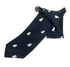Jungen Krawatte Marineblau mit Weißen Bären