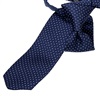 Corbata Niño Azul Marino Motas Blancas