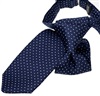 Corbata Niño Azul Motas Blancas