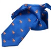 Corbata Niño Azulón con Elefantes Naranja