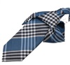 Corbata Niño Cuadro Escocés Azul y Negro