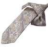 Kinderkrawatte Paisley in Ocker und Grau