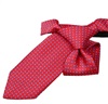 Corbata Niño Roja con Cachemir Azul