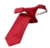 Corbata Niño Roja con Cachemir Azul