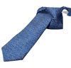 Kinder Seidenkrawatte Blau Frankreich Paisleymuster
