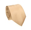 Krawatte und Einstecktuch Beige
