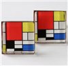 Mondrian Manschettenknöpfe