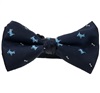 Marineblaue Fliege Himmelblauer Schnauzer