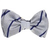 Fliege Baby Streifen Blau und Grau