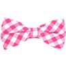 Fliege Vichy-Karo Fuchsia