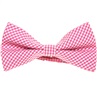 Fliege Vichy-Karo in Fuchsia und Weiß