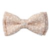 Kinder Fliege Weiß Paisley Beige