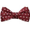 Kinder Fliege Bordeaux Margeriten