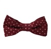 Kinder Fliege Bordeaux Quadrate