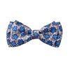 Kinder Seiden Fliege Blau Blumen
