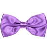 Lila Satin Fliege
