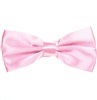 Fliege aus Hellrosa Satin