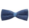 Blauer Samtfliege mit Satin