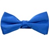 Fliege und Einstecktuch in Hellblau aus Satin