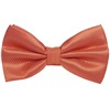 Fliege und Einstecktuch Satin Orange