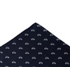 Blauer Einstecktuch mit Fahrrädern