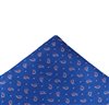 Taschentuch Tasche Blau Frankreich Paisley Fuchsia