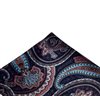 Blaues Paisley-Braun Taschenquadrat
