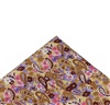 Taschentuch Tasche Blumen und Kaschmir Ocker