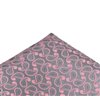 Rosa und Grau Paisley Einstecktuch