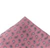 Rosa Paisley Grau Einstecktuch
