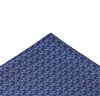 Pañuelo Bolsillo Seda Azul con Flores