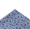 Seidentaschentuch Blaue Blumen