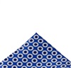 Seidentaschentuch Blau mit Blauen Punkten