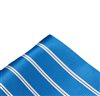 Hellblauer Taschentuch mit weißen Streifen