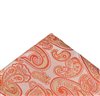 Orangefarbiges Paisley Einstecktuch