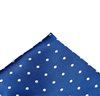Seidentaschentuch Blau mit Punkten