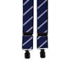 Elastische Hosenträger Blau Gestreift Blau und Rosa