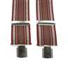 Elastische Jacquard-Hosenträger Bordeaux