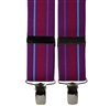 Elastische Hosenträger Magenta Streifen
