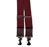 Elastische Kinder Hosenträger Bordeaux Leder