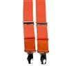 Elastische Kinder Hosenträger Orange Leder