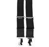 Schwarzes elastisches Kinder Hosenträger Leder