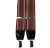 Elastische Hosenträger aus Jacquard-Leder Bordeaux