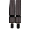 Elastische Hosenträger Schwarz und Marderstreifen