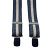 Kinder Hosenträger mit Leinenstreifen in Jeansoptik
